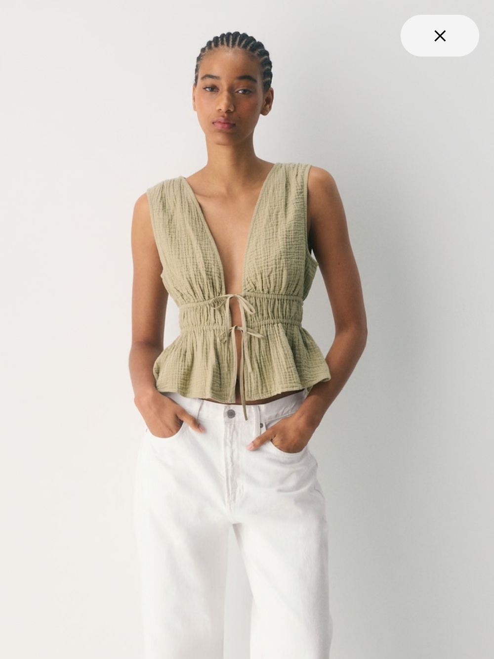 Aritzia Airplush Cotton Monterosso Top